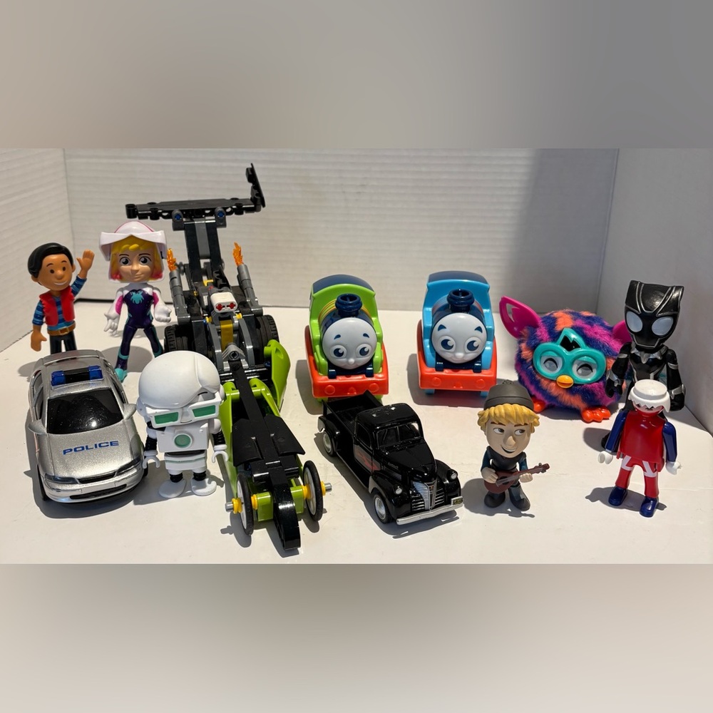 Toy Lot 12 Items Lego Diecast Thomas The Train Playmobil and More
